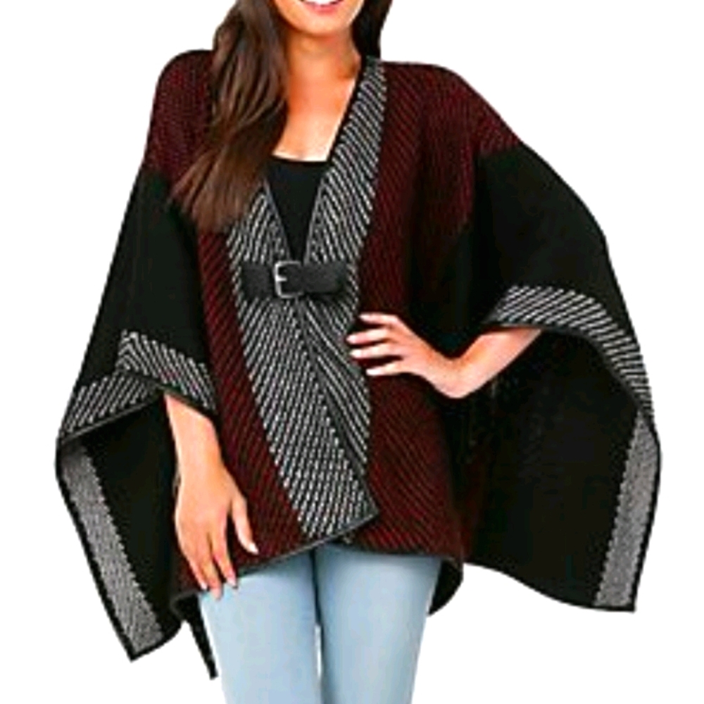 Bebe knit poncho